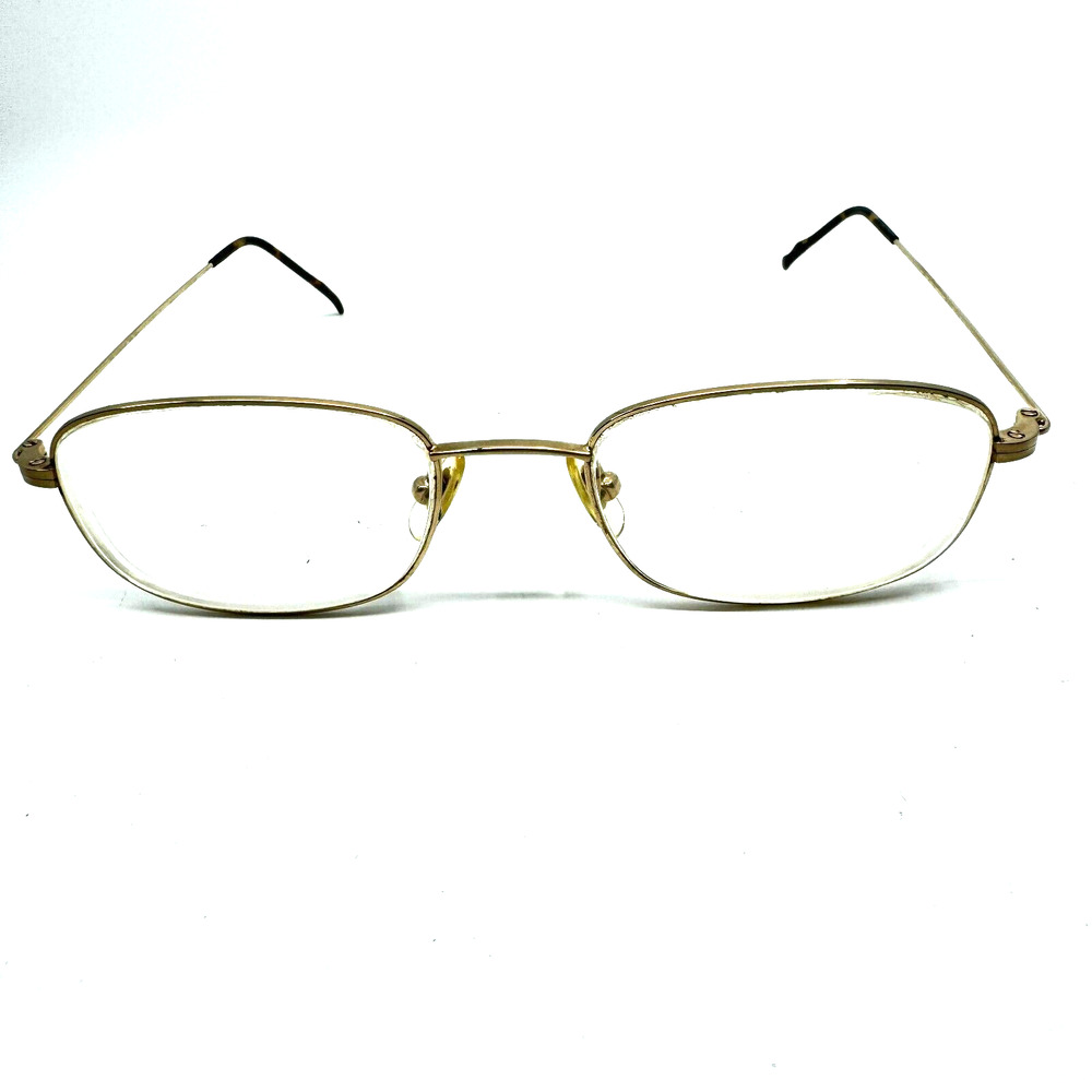 Calvin Klein (ck) Eyeglasses Frames 165 305 Gold Square H11140